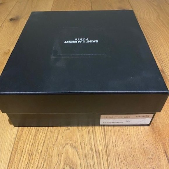 Black and White Saint Laurent Zipper booties - Picture 11 of 12